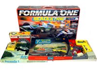 Lot 181 - Scalextric, Mini & Waddington F1 Sets (5)