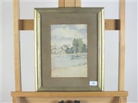 Lot 193 - Maxwell Armfield, River Loire, watercolour