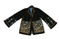 Lot 155 - A Chinese Embroidered Silk Jacket