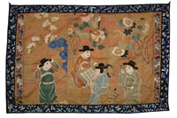 Lot 158 - A Chinese Silk Embroidery