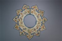 Lot 159 - A Chinese Embroidered Silk Collar