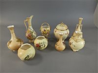 Lot 169 - Nine pieces of Royal Worcester blush ivory