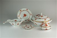 Lot 214 - A Herend 'Chinese Bouquet' porcelain dinner and part tea service