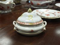 Lot 214 - A Herend 'Chinese Bouquet' porcelain dinner and part tea service