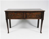 Lot 237 - An oak dresser base ,18th century