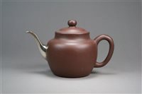 Lot 6 - A Chinese Yixing Teapot and Cover