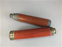 Lot 274 - A 19th century three draw telescope