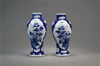 Lot 48 - A Pair of Chinese Blue and White Vases