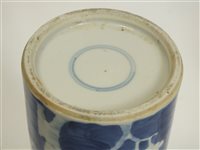 Lot 49 - Three Chinese Blue and White Vases