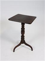 Lot 267 - A George III mahogany tripod table