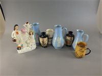 Lot 203 - A group of mixed porcelain and pottery