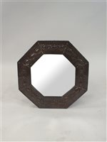 Lot 226 - An Arts & Crafts octagonal wall mirror