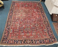 Lot 544 - A Heriz carpet, Iranian Azerbaijan