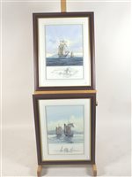 Lot 364 - Harry Clow, pair of watercolours