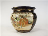 Lot 107 - A Japanese Satsuma Jardiniere