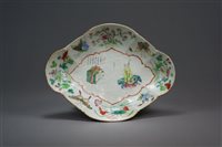 Lot 72 - A Chinese Famille Rose Pedestal Dish