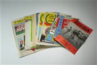 Lot 126 - A collection of mainly 1960s football programs