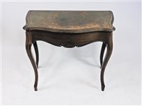 Lot 624 - A Louis XV style rosewood desk, 19th century