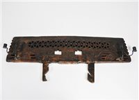 Lot 229 - A Portuguese carved elm cattle yoke