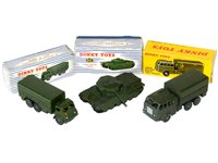 Lot 294 - Dinky Military Centurion Tank and Trucks