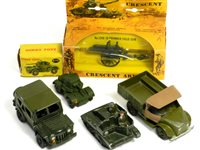 Lot 234 - Britains, Dinky and Crecent Military Vehicles