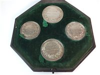 Lot 246 - A cased set of early Victorian Rowing medals