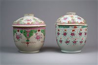 Lot 165 - Two Chinese Famille Rose Jars and Covers