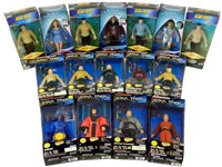 Lot 323 - Group of 9" Star Trek Figures, original condition