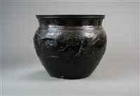 Lot 121 - A Chinese Bronze Jardiniere
