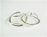 Lot 111 - Georg Jensen infinity earrings