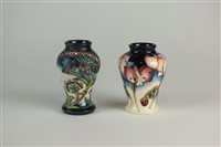 Lot 307 - Two Moorcroft vases in the Gipsy and Cyclamen patterns