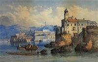 Lot 453 - Pair of watercolours by Edwin St John
