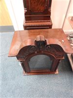 Lot 101 - A Chippendale revival mahogany longcase clock