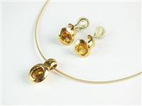 Lot 77 - A suite of citrine jewellery