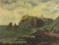 Lot 176 - A collection of three late 19th Scottish oil landscapes (3)