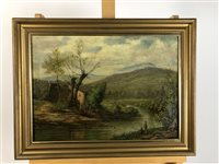 Lot 250 - Victorian landscape, oil on canvas