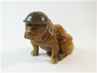 Lot 167 - A Royal Doulton 'Tommy' bulldog figure (small chip)