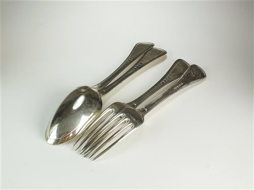 Lot 21 - Collection of miscellaneous silver cutlery