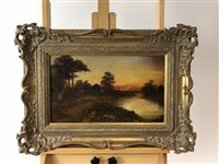 Lot 190 - W Richards, River landscape