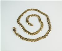 Lot 60 - A 9ct gold necklace