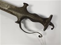 Lot 157 - Indian Khanda sword