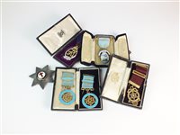 Lot 83 - A collection of Masonic Regalia