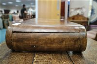 Lot 112 - A Tibetan hardwood low tea table, kang
