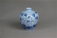 Lot 272 - A Moorcroft vase in the Hepatica pattern