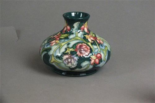 Lot 81 - A small Moorcroft vase in the Leicester pattern
