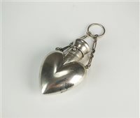 Lot 6 - Heart shaped scent bottle