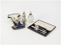 Lot 60 - A collection of silver