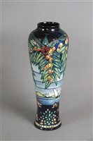 Lot 88 - A tall Moorcroft vase in the Serendipity pattern