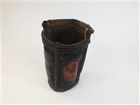 Lot 119 - An early 19th Century German leather bucket