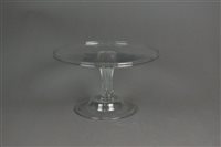 Lot 315 - A George III glass tazza